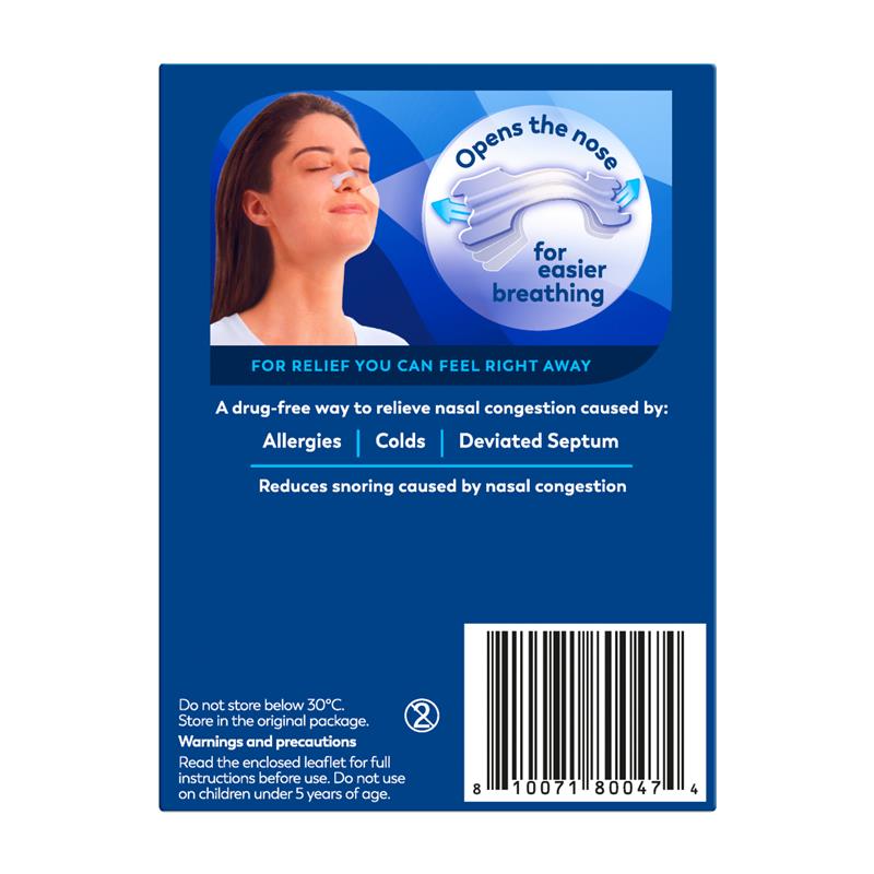 Breathe Right Nasal Strips Clr Sm/Med10s