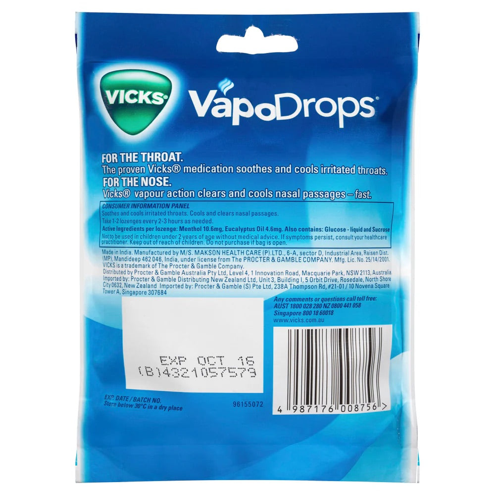 Vicks Vapodrops Original Menthol 24