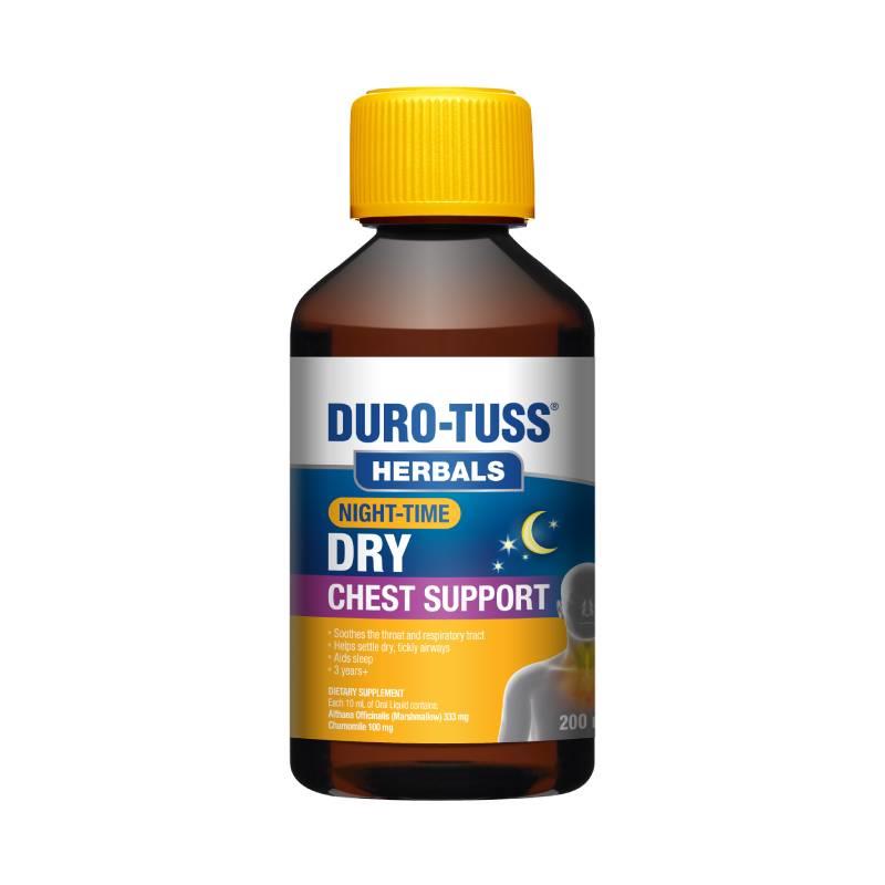 Duro-tuss Herbals Night-Time Dry Chest Support 200ml