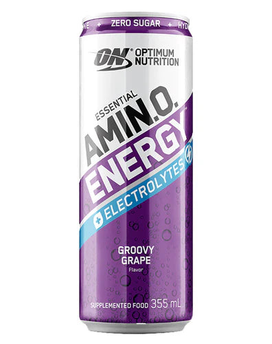 ON AMIN.O. ENERGY + ELECTROLYTES SPARKLING RTD GRAPE 355ML BOX of 12