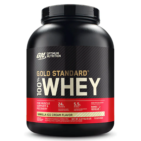 Optimal Nutrition Gold Standard 100% Whey Protein Vanilla Ice Cream 2.27kg