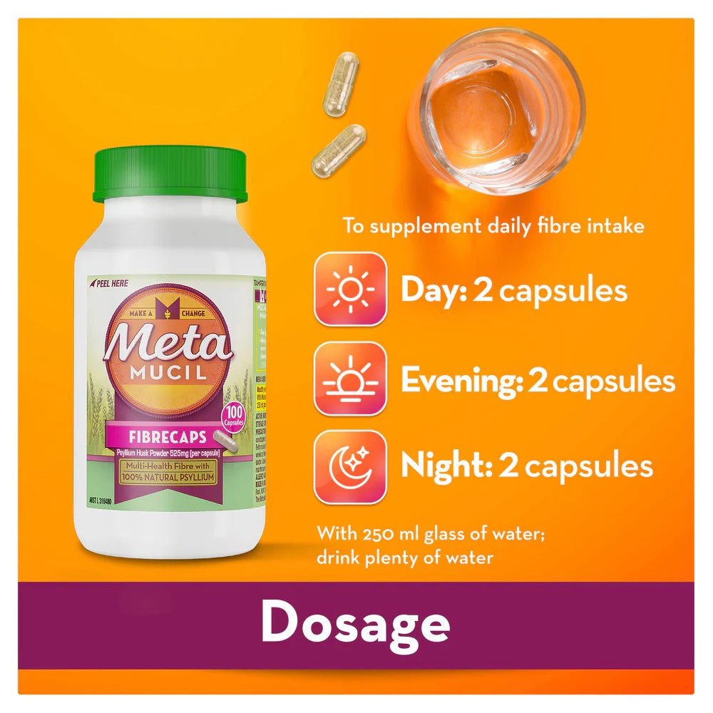 Metamucil Fibrecaps 100
