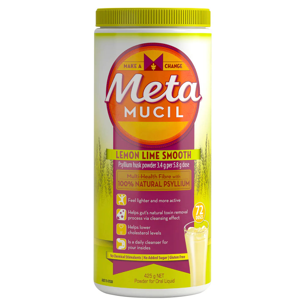Metamucil Lemon Lime 425g 72 Doses