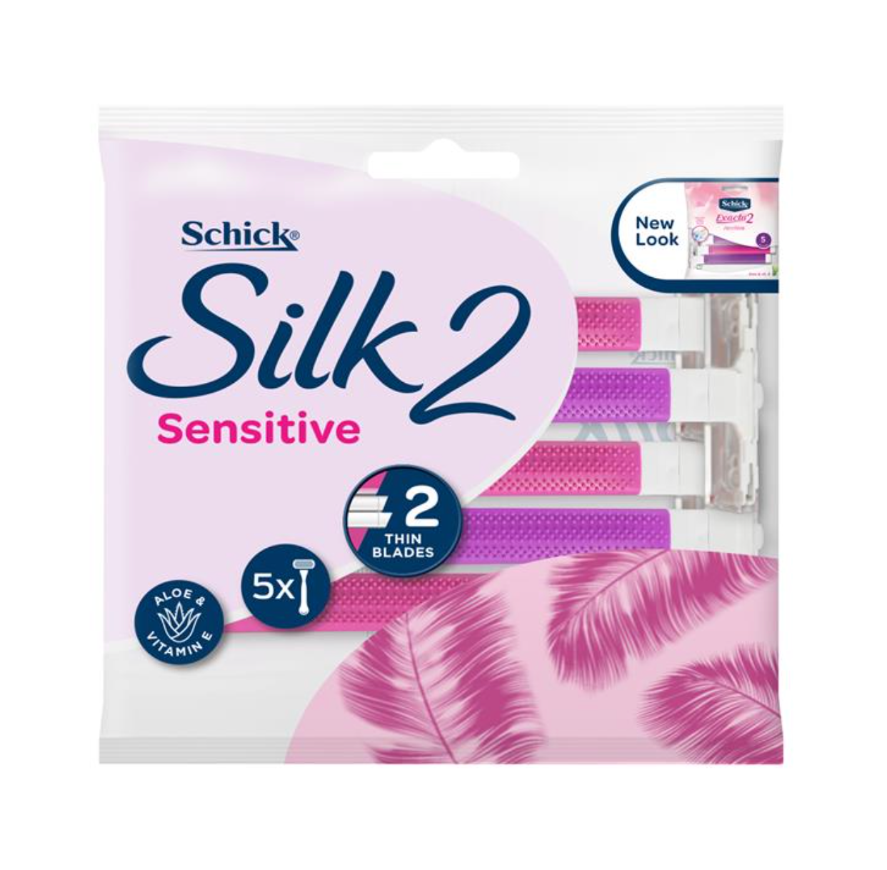 Schick Silk 2 Women 5 Pack