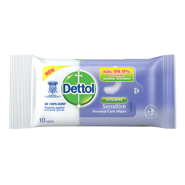 Dettol Wipes Sensitive 15s