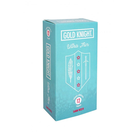 Gold Knight Ultra Thin 56mm Condoms 12 Pack