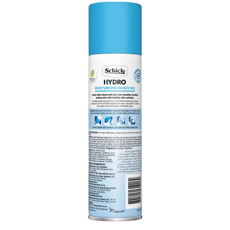 Schick Hydro Moisturising Gel 198g