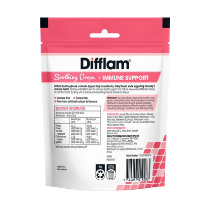 ifflam Soothing Drops+Immune Strawberry 20