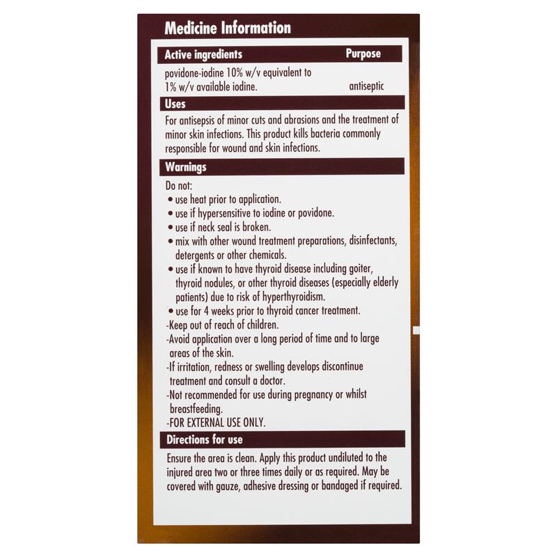Betadine Antiseptic Topical Sol 100ml