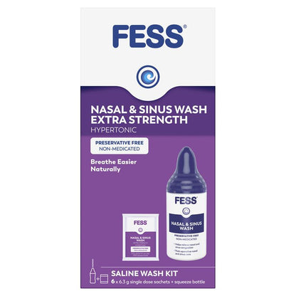 FESS Nasal & Sinus Wash Extra Strength 6