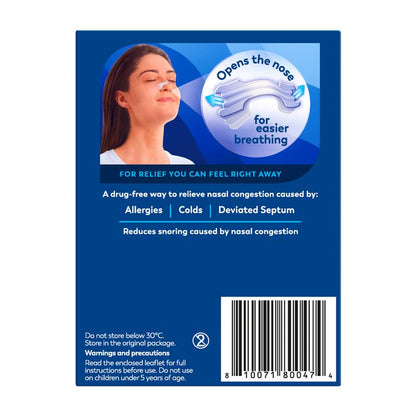 Breathe Right Nasal Strips Clr Sm/Med10s