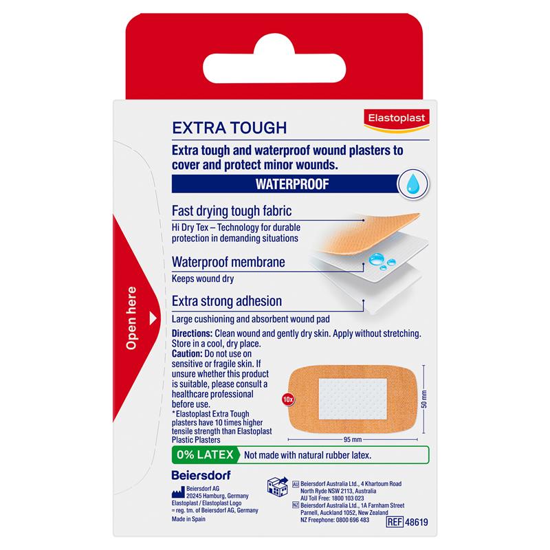 Elastoplast Extra Tough XL WProof 10Strp