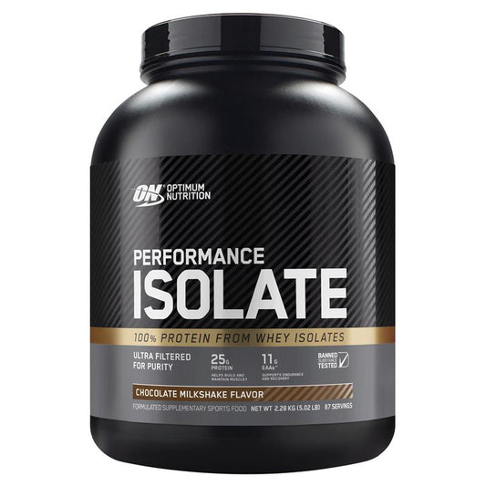 Optimal Nutrition Performance Isolate Chocolate Milkshake 2.28kg