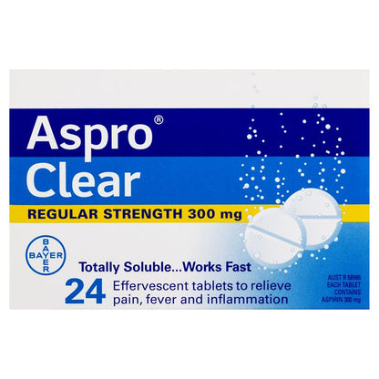 Aspro Clear Tabs 300mg 24