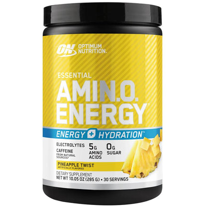 Optimum Nutrition Amino Energy + ELECTROLYTES Hydration PINEAPPLE 285G