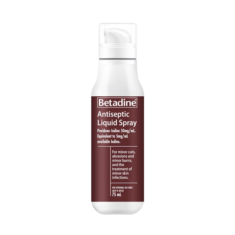 Betadine Antiseptic Spray 5% 75ml