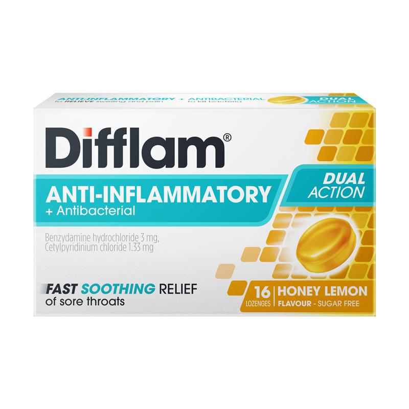 Difflam Loz Lem/Hon Anti-Inflammatory 16