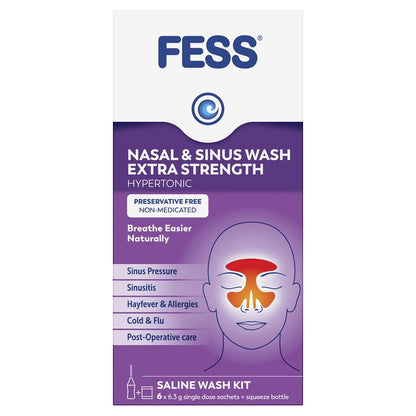 FESS Nasal & Sinus Wash Extra Strength 6