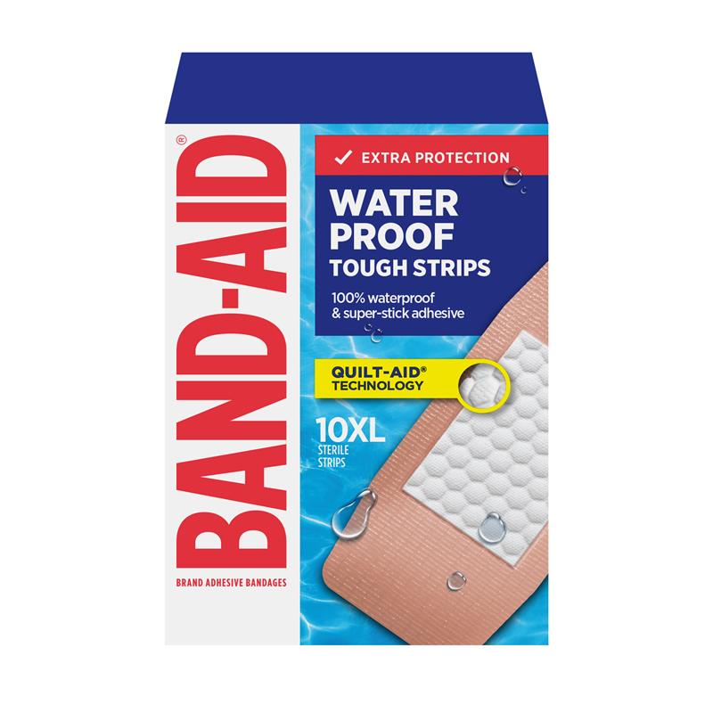 Band-Aid Tough-Strips Extra Large 10 Pack