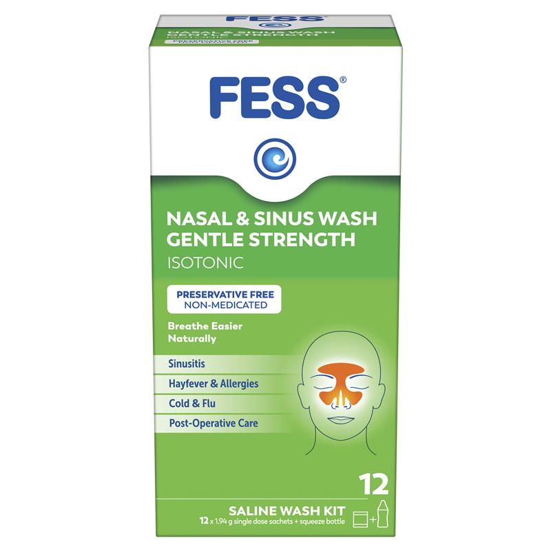 FESS Nasal & Sinus Wash Kit Gentle 12