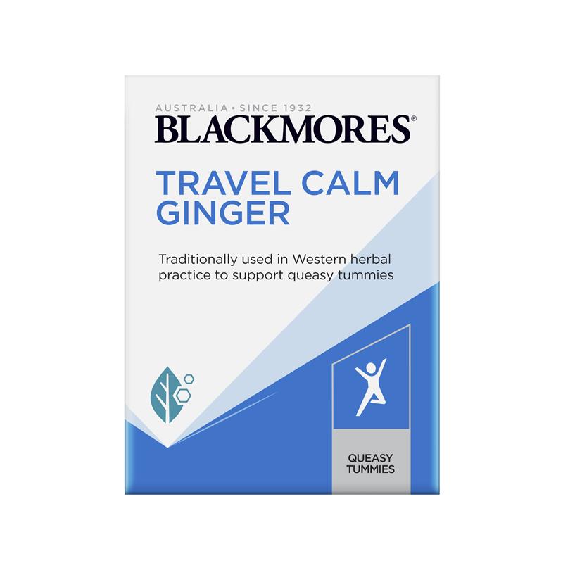 Blackmores Travel Calm Ginger Tabs 45