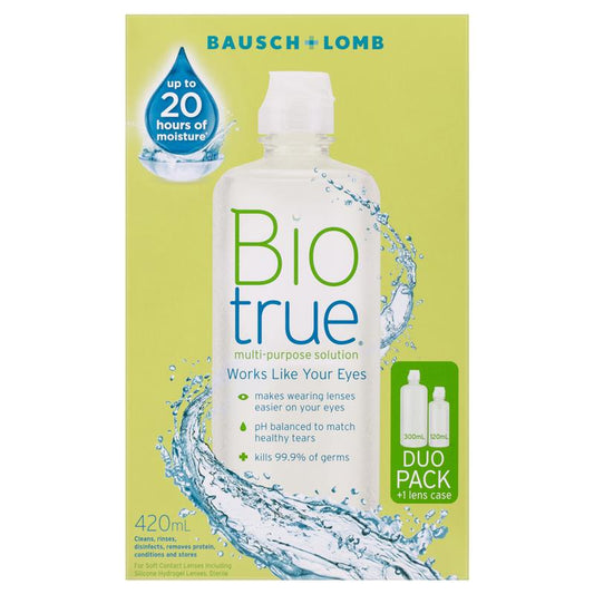 B&L Biotrue MPS Contact Lens Sol 420ml