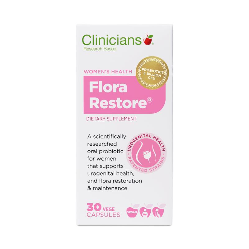 Clinicians Flora Restore V Caps 30