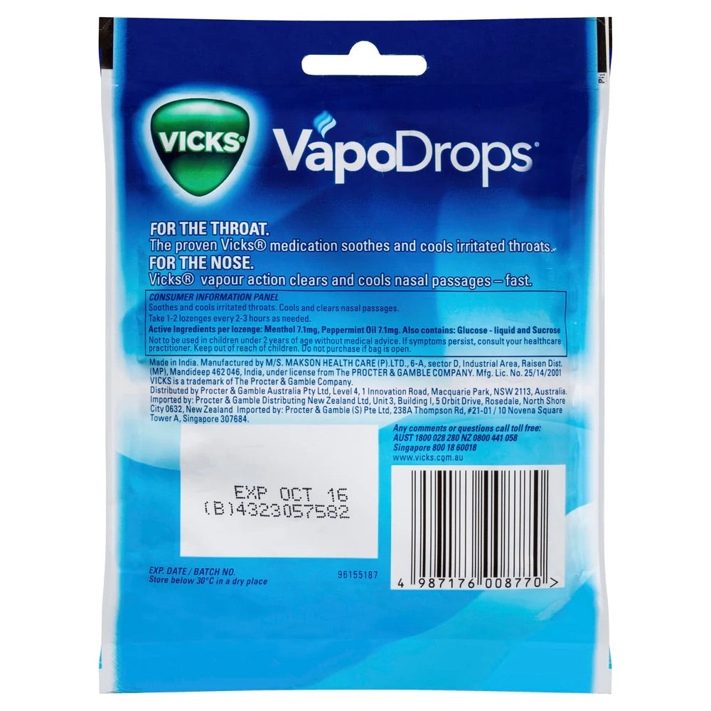 Vicks Vapodrops Peppermint 24