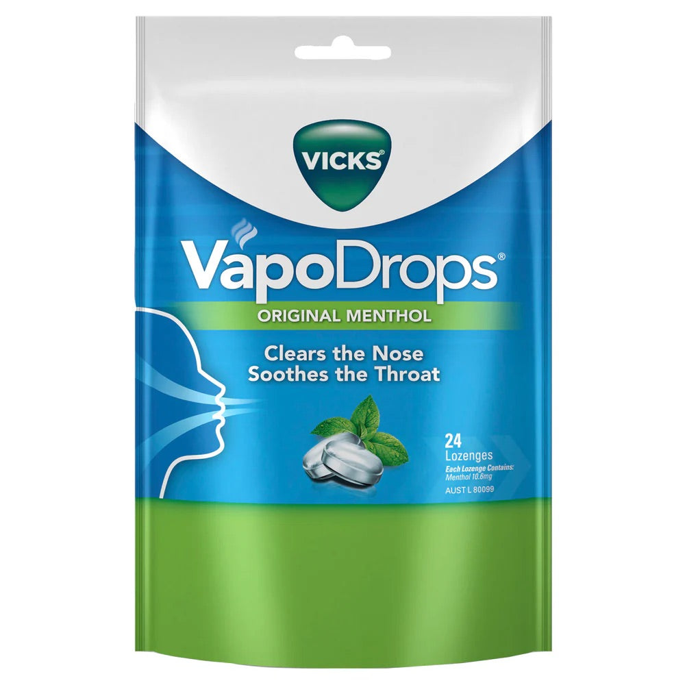 Vicks Vapodrops Original Menthol 24