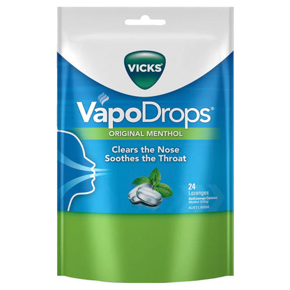 Vicks Vapodrops Original Menthol 24