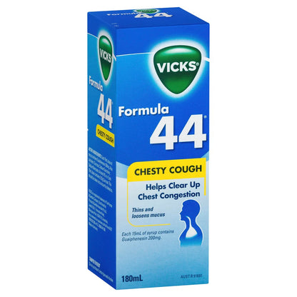 Vicks Formula 44 Chesty Cough 180ml