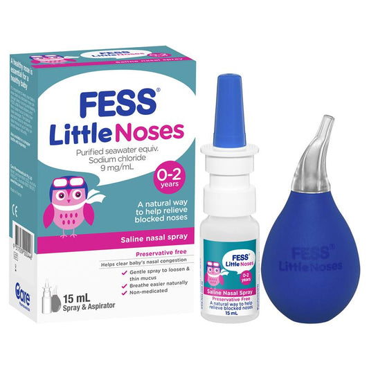 Fess Little Noses Spray + Aspirator 15ml
