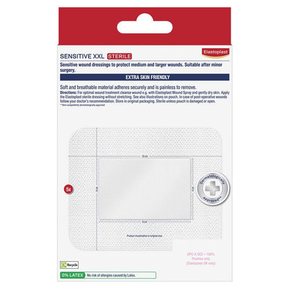 Elastoplast Sensitive Dressing 8x10(5)