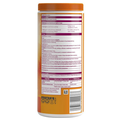 Metamucil Multi-Health Fibre with 100% Natural Psyllium - Orange Smooth 425g