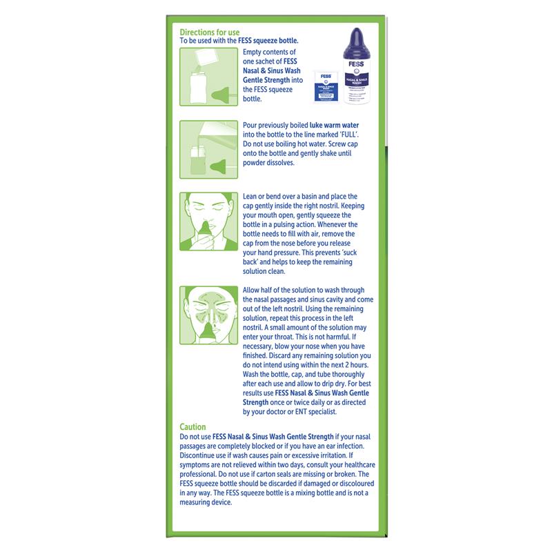 FESS Nasal & Sinus Wash Kit Gentle 12
