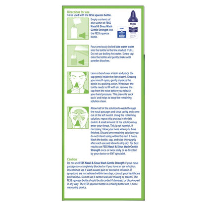 FESS Nasal & Sinus Wash Kit Gentle 12