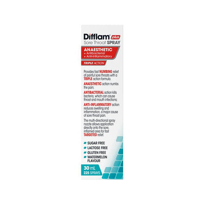 Difflam Plus Anaesthetic Spray 30ml