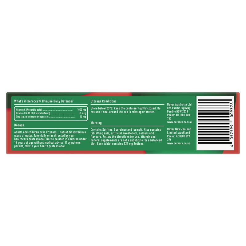 Berocca Immune DF Orange 15s