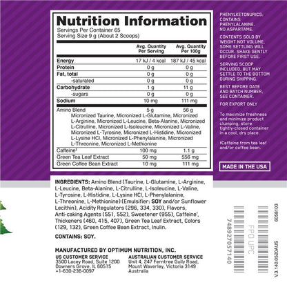 Optimum Nutrition Amino Energy Orange 585g
