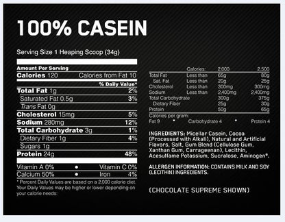 Optimum Nutrition Gold Standard Casein 100% Chocolate 820g