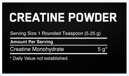 Optimum Nutrition Creatine Powder UNFLAVOURED 300g