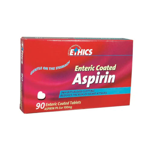 Aspirin Ethics EC Tabs 100mg 90