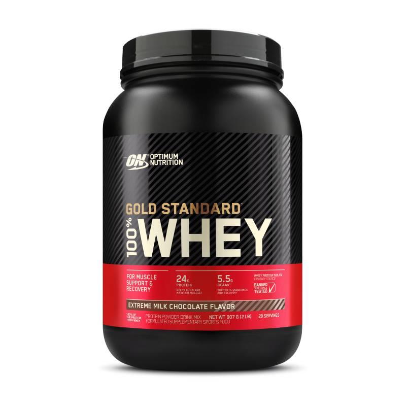Optimum Nutrition Gold Standard 100% Whey Protein Powder Extreme Milk Chocolate 909g