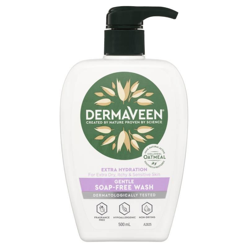 Dermaveen Extra Hyd Soap Free Wash 500ml