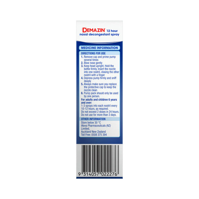 Demazin Decon Nasal Spray 20Ml