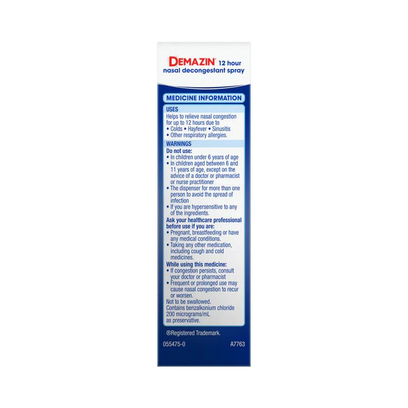 Demazin Decon Nasal Spray 20Ml