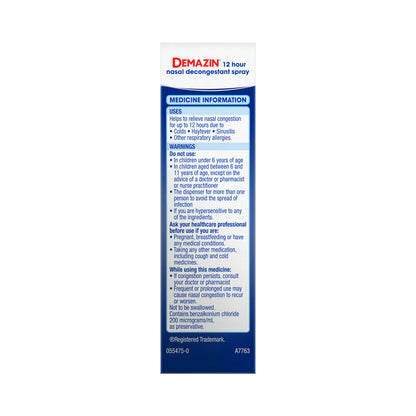 Demazin Decon Nasal Spray 20Ml