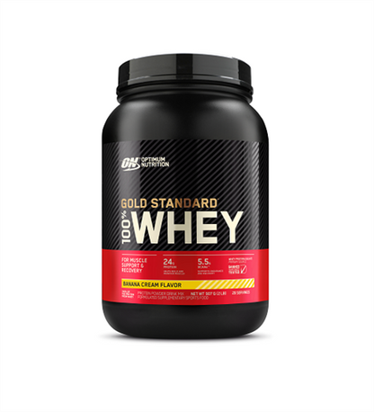 Gold Standard Whey Protein NZ Banana Cream 909g
