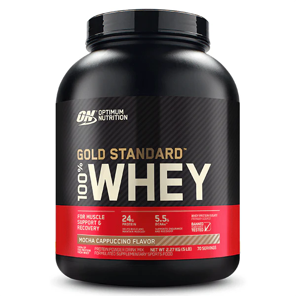 Optimal Nutrition Gold Standard 100% Whey Protein Mocha Cappuccino 2.27kg