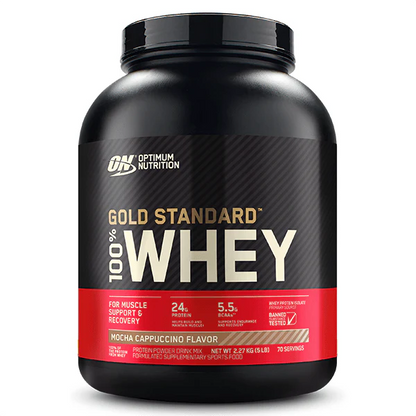 Optimal Nutrition Gold Standard 100% Whey Protein Mocha Cappuccino 2.27kg